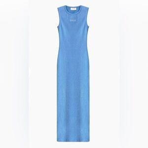 Cellar Door GIGIl's SoHo Blue Ribbed Midi Dress
NWT size Small
